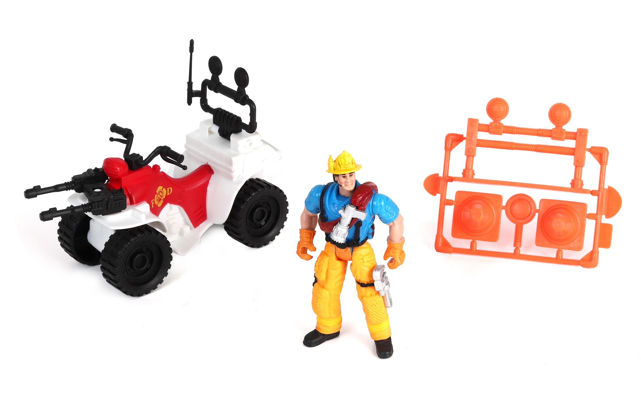 Игровой набор: Спасательный отряд патрульной команды на квадроцикле  